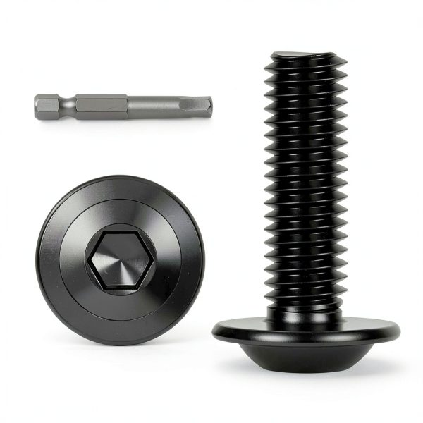 M8-1.25 x 25mm Flanged Head Socket Cap Bolts Kvohlum 304 Stainless-0