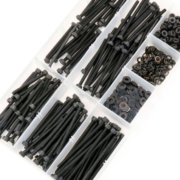 M3 Hex Socket Head Cap Screws Bemaka 420PCS Kit 12.9 Alloy Steel-4