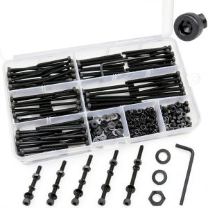 M3 Hex Socket Head Cap Screws Bemaka 420PCS Kit 12.9 Alloy Steel-0