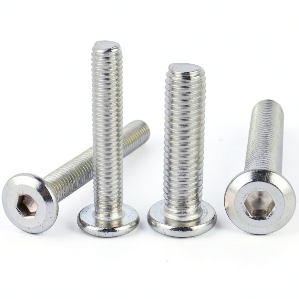 M8-1.25 x 60mm Hex Socket Screws VGBUY Stainless 16pcs-1