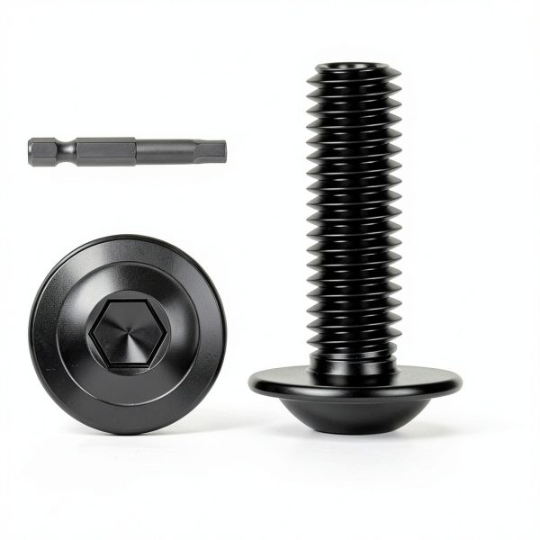 M8-1.25 x 25mm Flanged Head Socket Cap Bolts Kvohlum 304 Stainless-1