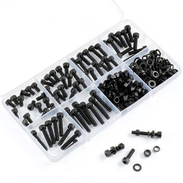 M5 Screws Kit by BNUOK – 280 pcs Hex Socket Head Screws with Nuts-3